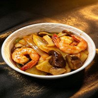 Gambas con verduras
