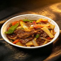 Ternera con salsa picante